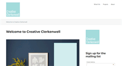 Desktop Screenshot of creativeclerkenwell.com